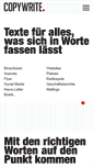 Mobile Screenshot of copywrite.ch