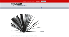 Desktop Screenshot of copywrite.de